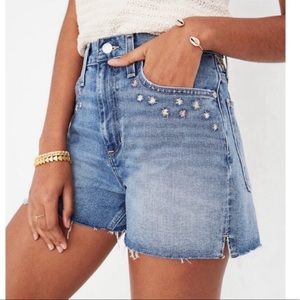 Fun Madewell embroidered shorts